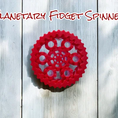 Fidget Spinner Hành Tinh (Planetary) – Print In Place!!!