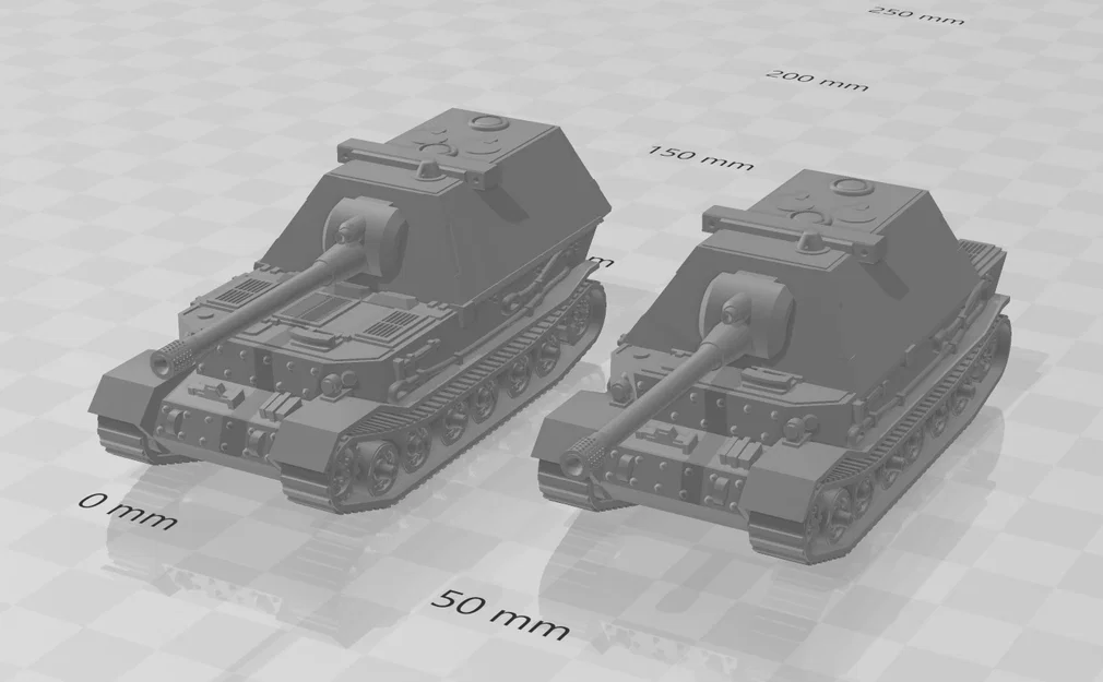 Panzerjäger Tiger (P) Ferdinand (Sd.Kfz.184) gắn tháp Maus II, pháo 150mm KwK 44 L38 - Image 1