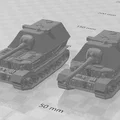 Panzerjäger Tiger (P) Ferdinand (Sd.Kfz.184) gắn tháp Maus II, pháo 150mm KwK 44 L38 - Thumbnail 1