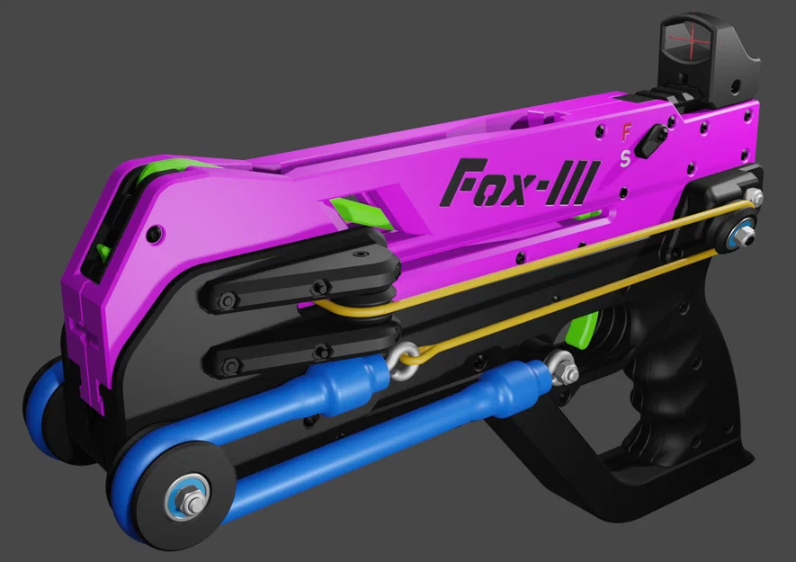 Mô hình súng nỏ liên thanh Fox-III in 3D cực ngầu - Image 5