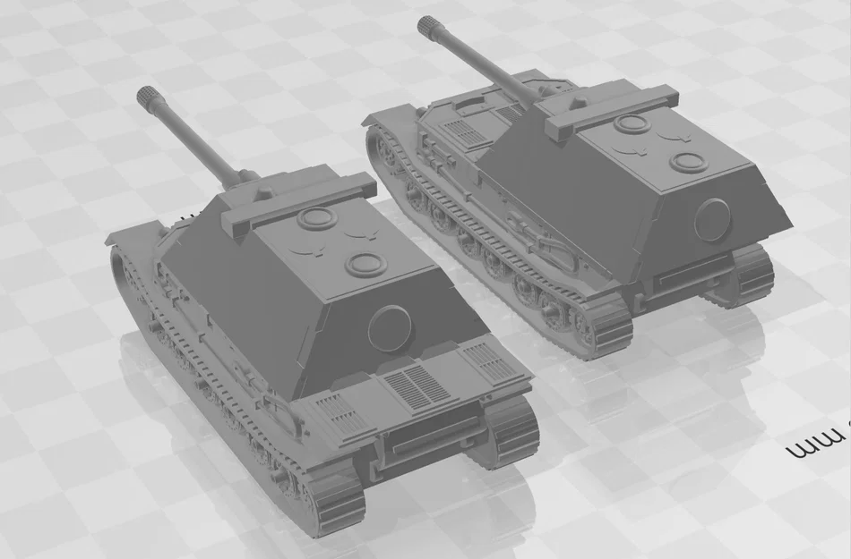 Panzerjäger Tiger (P) Ferdinand (Sd.Kfz.184) gắn tháp Maus II, pháo 150mm KwK 44 L38 - Image 3