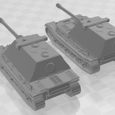 Panzerjäger Tiger (P) Ferdinand (Sd.Kfz.184) gắn tháp Maus II, pháo 150mm KwK 44 L38