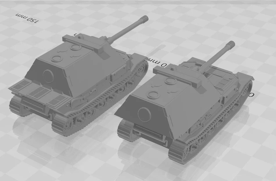 Panzerjäger Tiger (P) Ferdinand (Sd.Kfz.184) gắn tháp Maus II, pháo 150mm KwK 44 L38 - Image 4