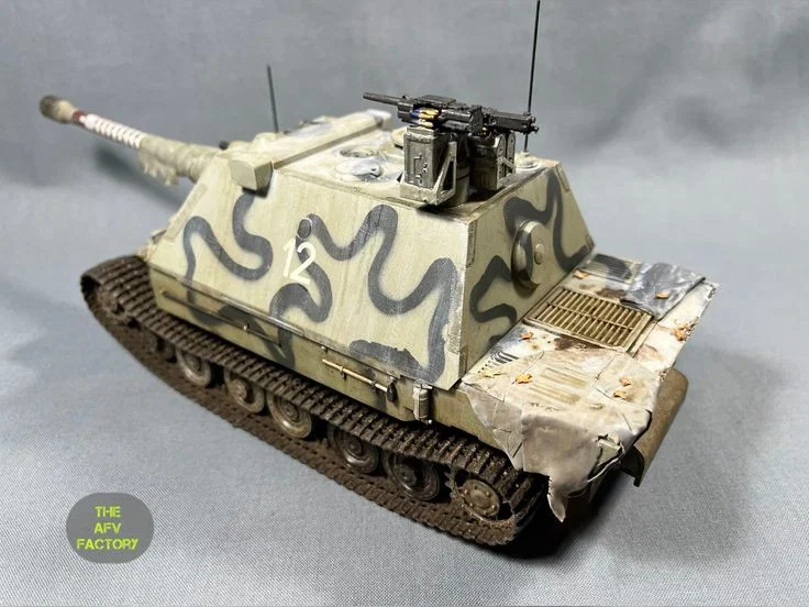 Panzerjäger Tiger (P) Ferdinand (Sd.Kfz.184) gắn tháp Maus II, pháo 150mm KwK 44 L38 - Image 5