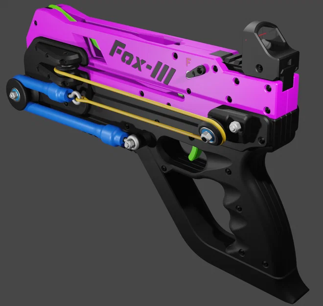 Mô hình súng nỏ liên thanh Fox-III in 3D cực ngầu - Image 13