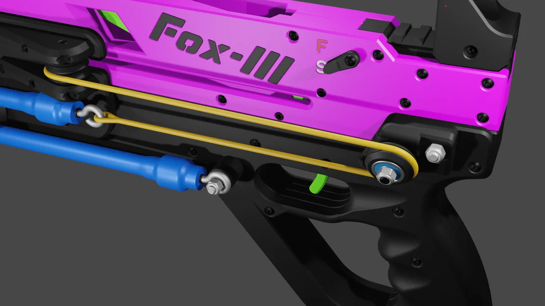 Mô hình súng nỏ liên thanh Fox-III in 3D cực ngầu - Image 14