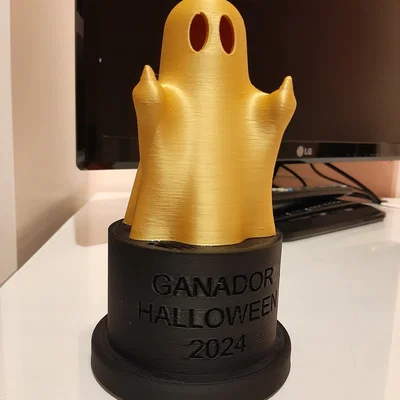 Cúp Vinh Danh Chú Ma Halloween 2024 - Mẫu In 3D Độc Đáo