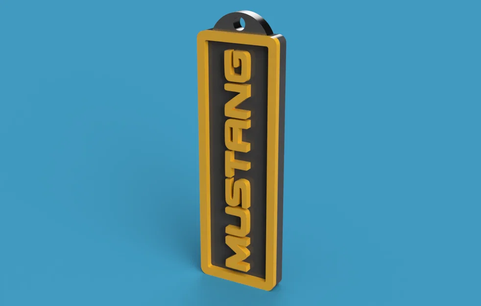 Móc khóa Mustang - Đơn giản - Image 1
