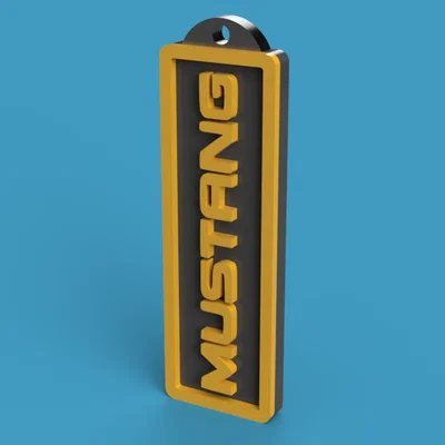 Móc khóa Mustang - Đơn giản