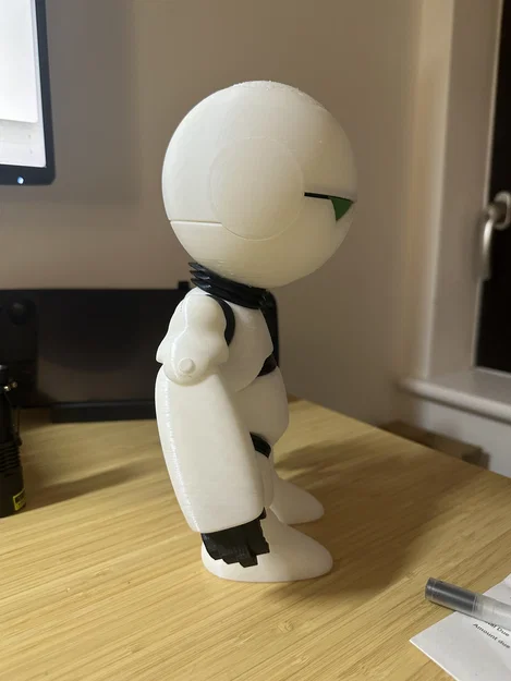 Marvin The Paranoid Android – Bộ đầu/cổ/visor/mí mắt để in 3D - Image 2