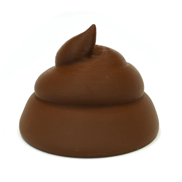 Mô hình Party Poop trang trí độc đáo - In 3D không cần support - Image 1