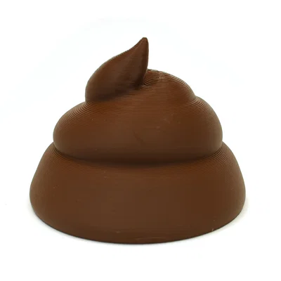 Mô hình Party Poop trang trí độc đáo - In 3D không cần support