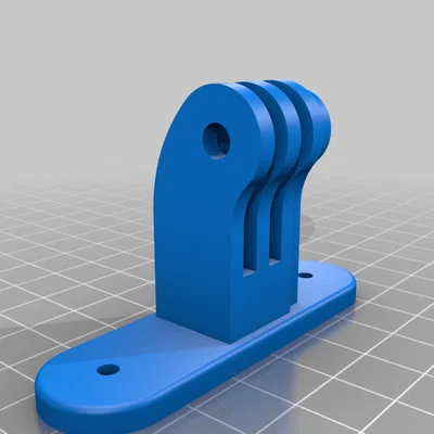 Ngàm gắn GoPro lên khung máy in 3D