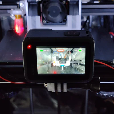 Ngàm gắn GoPro lên khung máy in 3D