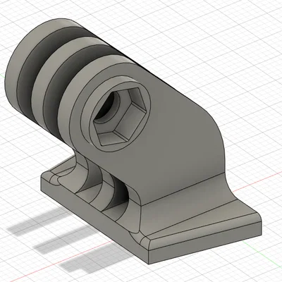 Ngàm gắn GoPro cho mũ bảo hiểm Fox V3 RS (Chin Mount)