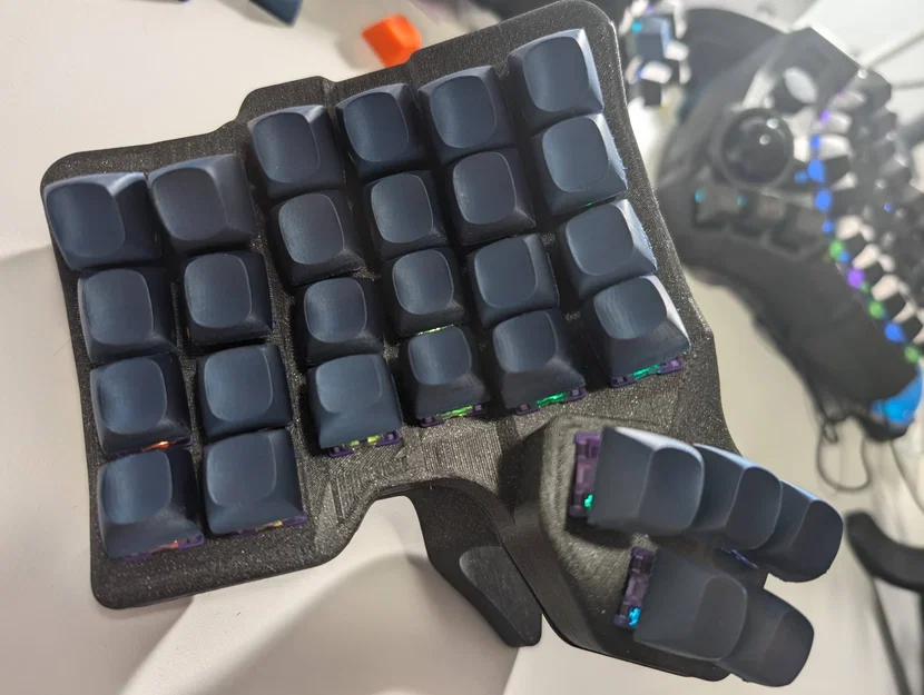 Keycap DES profile cho Cherry MX: stem và key tách rời (STL) - Image 1