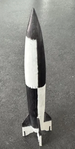 Mô hình tên lửa V-2 (V-2 Kit Card) lắp ráp 3D ấn tượng - Image 14