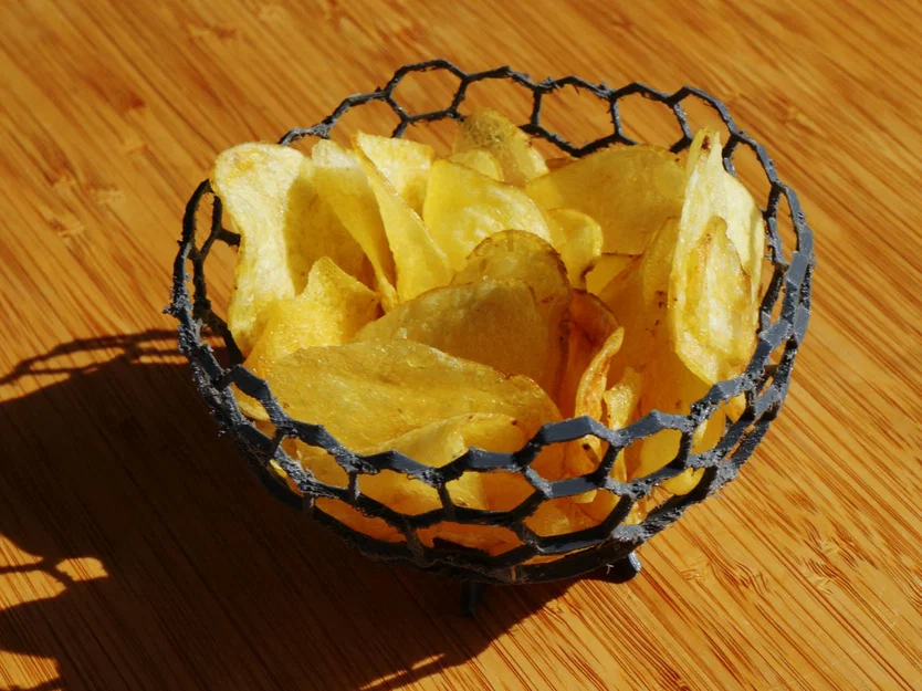 Tô đựng đồ họa tiết tổ ong Hexagon Bowl in 3D độc đáo - Image 1