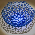 Tô đựng đồ họa tiết tổ ong Hexagon Bowl in 3D độc đáo - Thumbnail 4