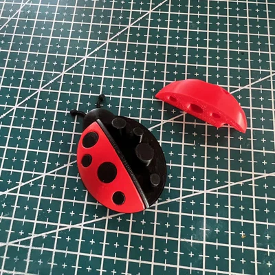 Nam châm hình bọ rùa đáng yêu (Ladybug Magnet) - Tự in 3D trang trí