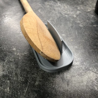 Đế gác muỗng nhà bếp thiết kế thông minh (Spoon Holder) in 3D nhanh