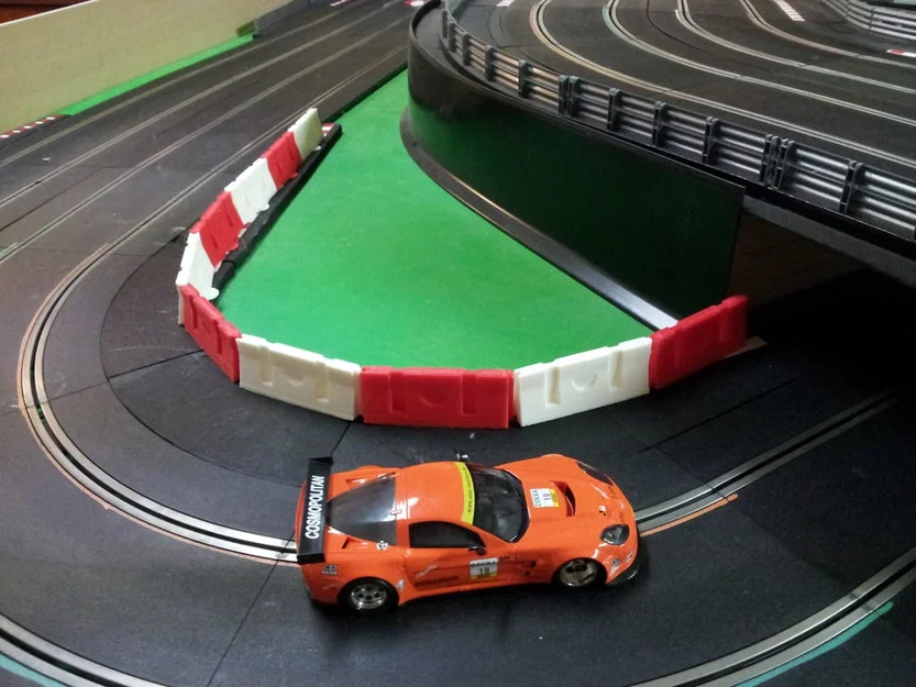 Rào chắn đường đua Slot Car tỷ lệ 1/32 (In 3D) - Image 1