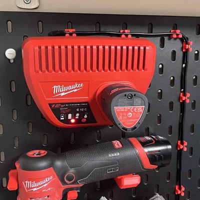 Giá treo sạc Milwaukee M12 cho Ikea Skadis