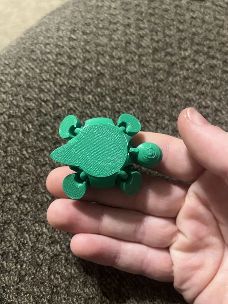 Mô hình rùa con linh hoạt (Cute turtle flexi) in 3D dễ thương - Image 2