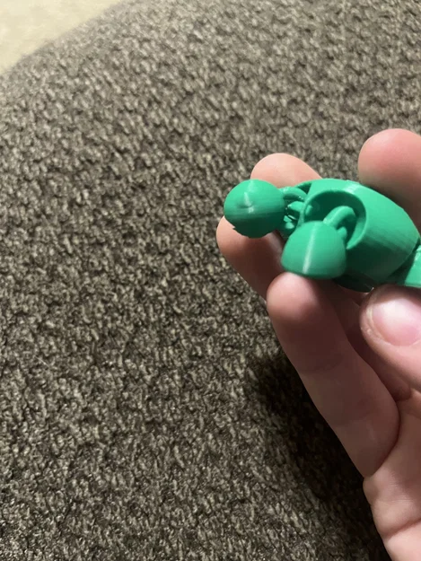 Mô hình rùa con linh hoạt (Cute turtle flexi) in 3D dễ thương - Image 3