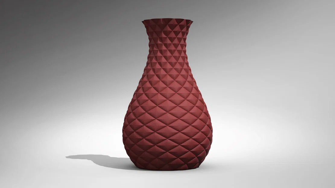 Chậu hoa/bình cắm hoa vân vảy rồng (Dragon Scales Vase) - Image 1