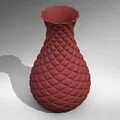 Chậu hoa/bình cắm hoa vân vảy rồng (Dragon Scales Vase) - Thumbnail 3