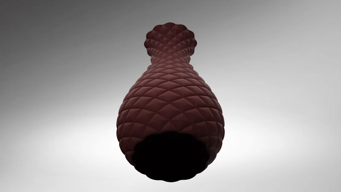 Chậu hoa/bình cắm hoa vân vảy rồng (Dragon Scales Vase) - Image 4