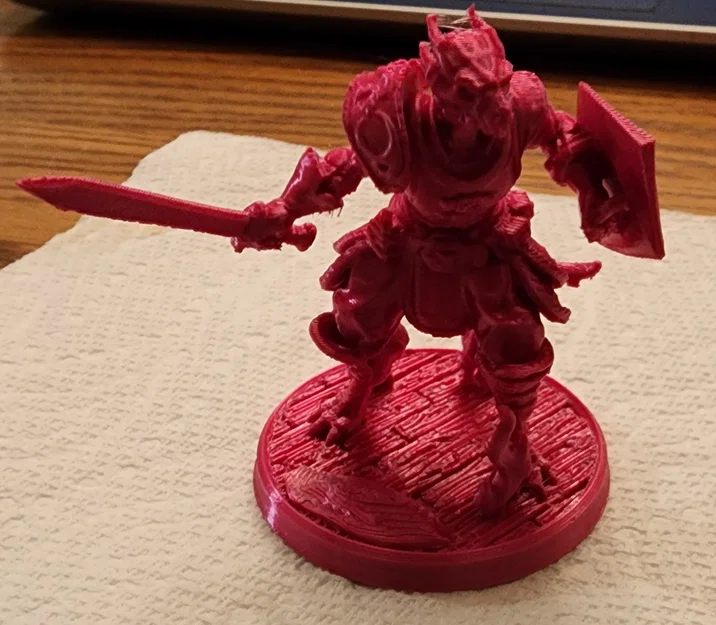 Mô hình chiến binh Kỵ sĩ Rồng (Draconian Knight) in 3D siêu chi tiết - Image 1