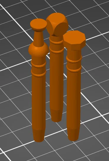 Bộ chốt ghi điểm Cribbage tùy chỉnh - File in 3D cho bàn chơi game - Image 1