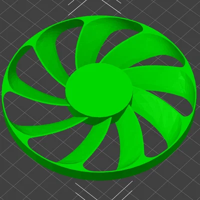 Mô hình cánh quạt tản nhiệt GPU tùy chỉnh kích thước cho PC