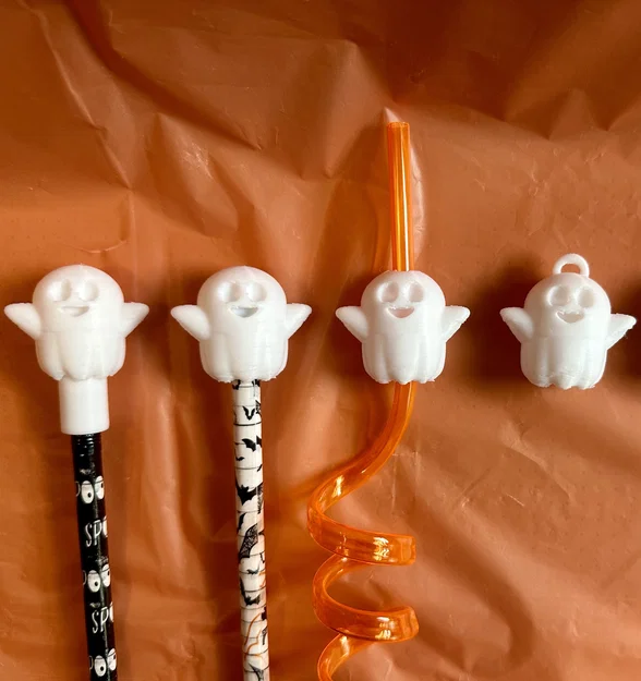Ma mini gắn bút/gắn ống hút, charm, móc khóa, fidget xoay - Image 1