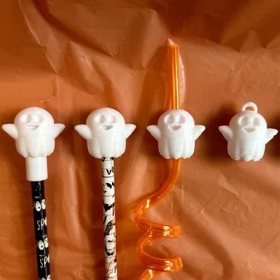 Ma mini gắn bút/gắn ống hút, charm, móc khóa, fidget xoay