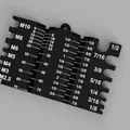 Công cụ đo vít đa năng (Metric & Standard) bằng 3D Printing - Thumbnail 1