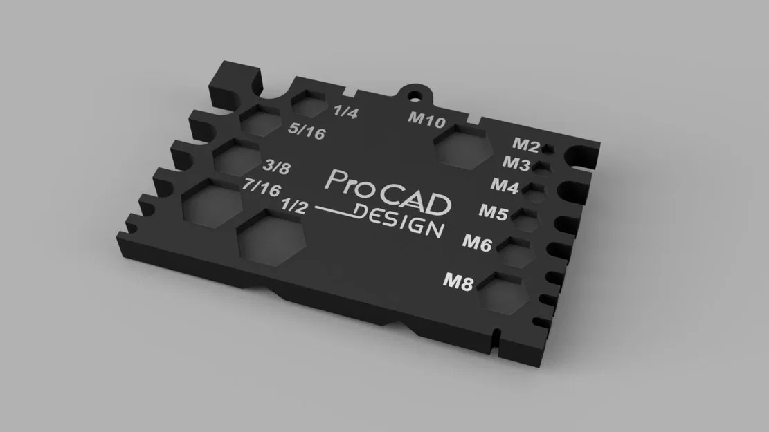 Công cụ đo vít đa năng (Metric & Standard) bằng 3D Printing - Image 2