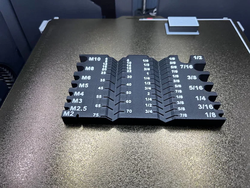 Công cụ đo vít đa năng (Metric & Standard) bằng 3D Printing - Image 3