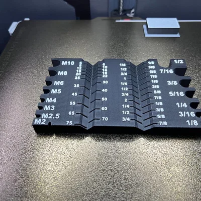 Công cụ đo vít đa năng (Metric & Standard) bằng 3D Printing