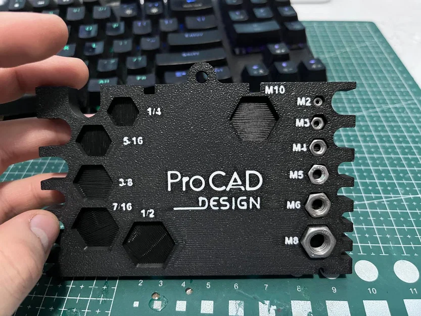 Công cụ đo vít đa năng (Metric & Standard) bằng 3D Printing - Image 4