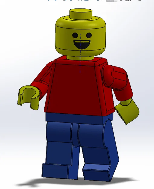 Mô hình người Lego 3D độc đáo cho người yêu thích in 3D - Image 1