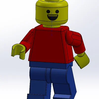 Mô hình người Lego 3D độc đáo cho người yêu thích in 3D