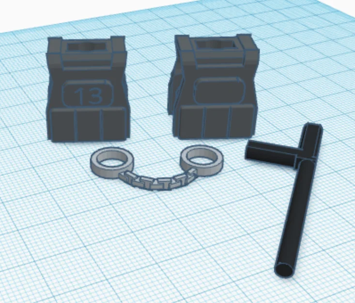 Bộ phụ kiện cảnh sát cho mô hình Dummy 13 - Dummy 13 Police Pack - Image 1