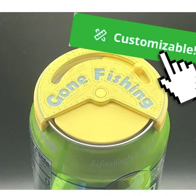 Nắp đậy lon bia và nước ngọt in 3D tiện lợi (Customizable Can Lid)