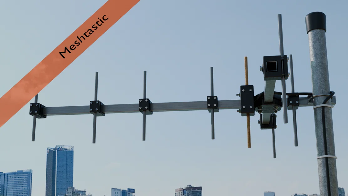 Anten Yagi 10dB EU (và US) LoRa/Meshtastic/ISM PE5I - Image 1