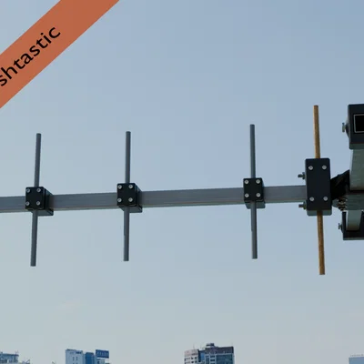 Anten Yagi 10dB EU (và US) LoRa/Meshtastic/ISM PE5I