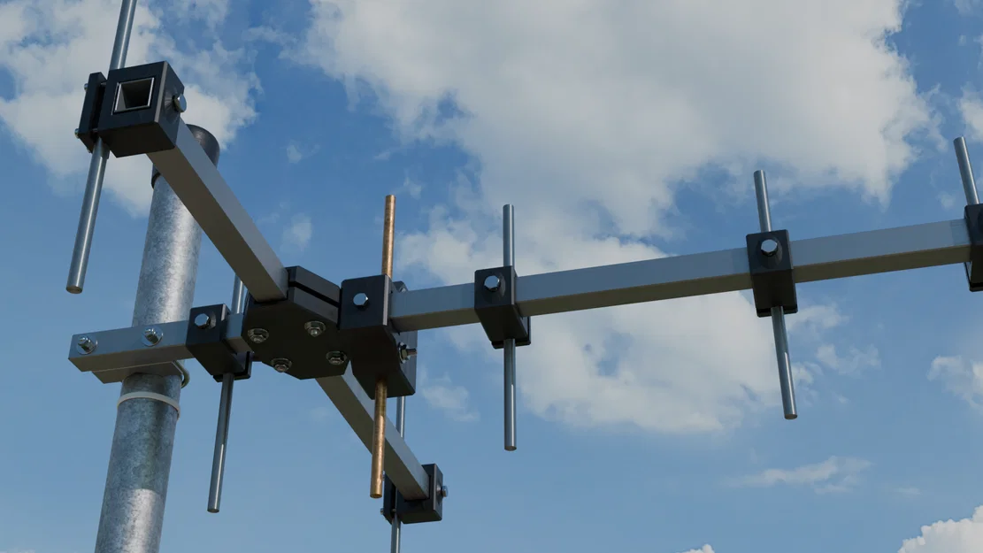 Anten Yagi 10dB EU (và US) LoRa/Meshtastic/ISM PE5I - Image 2