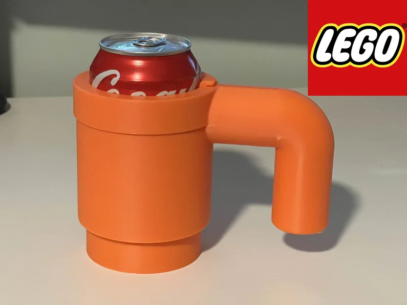 Ly LEGO giữ lon nước (cách nhiệt 2 lớp) - Image 1